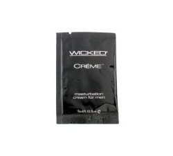  Wicked sensual care collection 0.1 oz creme to liquid masturbation cream for men packette - creme   
